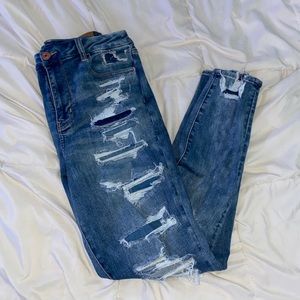 American eagle curvy high rise jeans